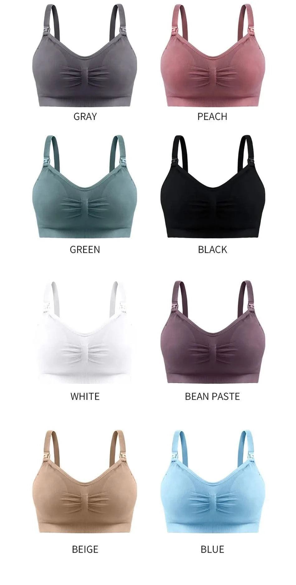 Maternity Bras Double Layer Seamless Bra Pregnancy Clothes Prevent Sagging Breastfeeding Women's Breathable lactancia Bra