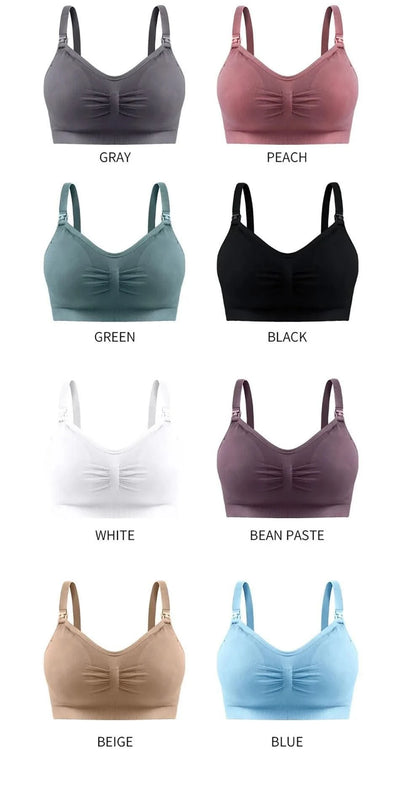 Maternity Bras Double Layer Seamless Bra Pregnancy Clothes Prevent Sagging Breastfeeding Women's Breathable lactancia Bra
