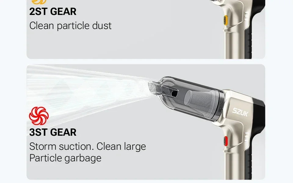 Portable Vacuum Cleaner for Car Home New Handheld Mini Vacuum Cleaner SZUK Car Vacuum Cleaner Powerful Suction Wireless Cleaner