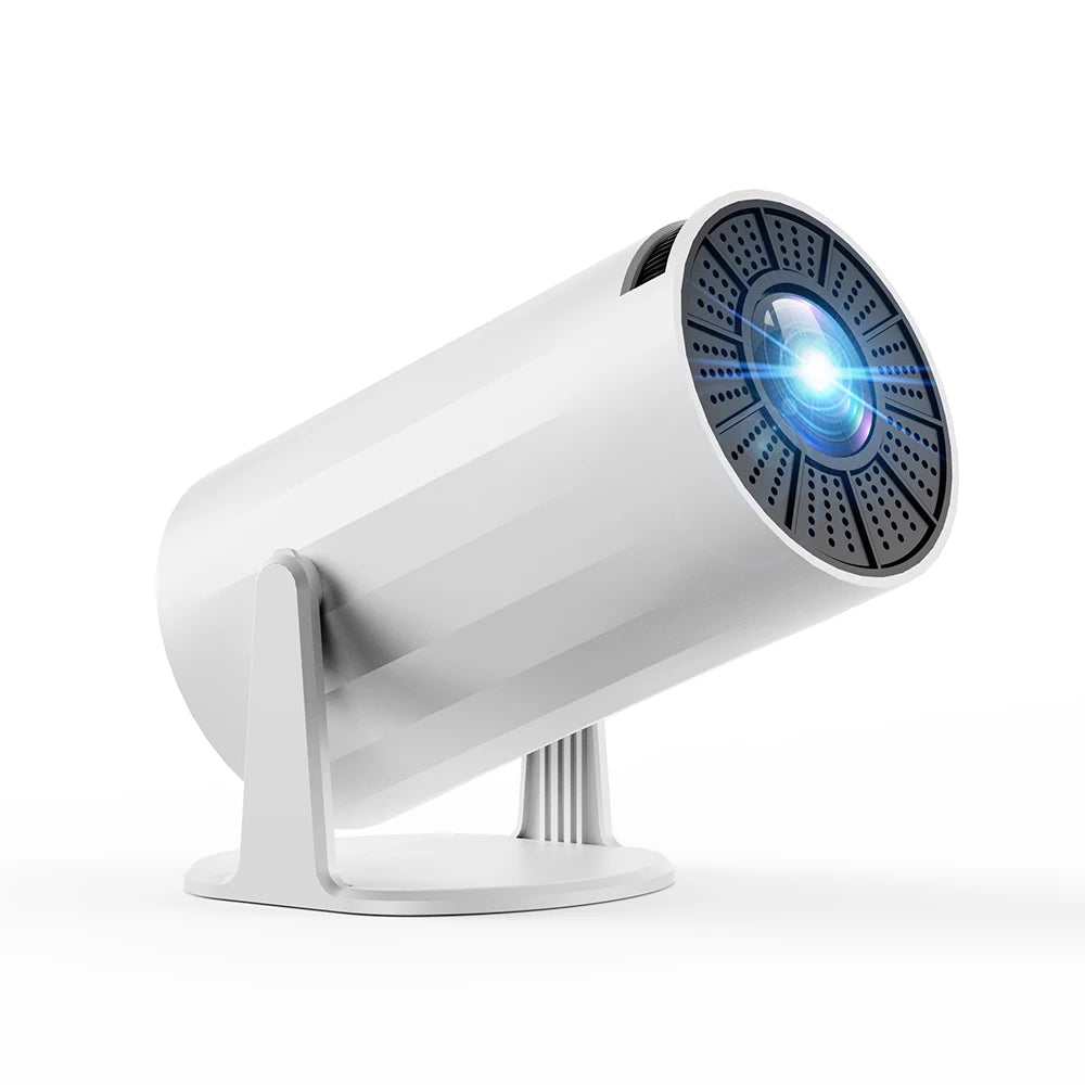 2025 Outdoor Portable Mini Projector 720P XP300 Pro，WiFi 6 & BT 5.4，180° Rotation，4500 Lumen 3W Speaker for Camping Movie Night