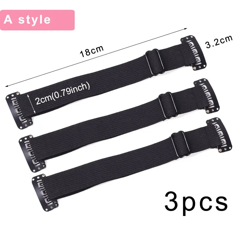 Face Lift Hair Band with Clips Invisible Facelift Stretching Straps Face Line Belt Face Slimming Bands Anti Wrinkles Makeup Tool