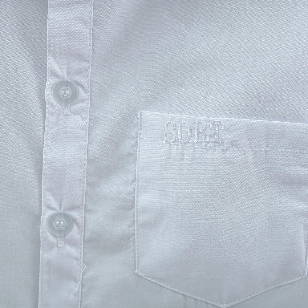 Spring And Autumn New White Long Sleeve Baby Boys' And Girls' Shirts, Soft And Comfortable Children'S Clothing For 90-180cm