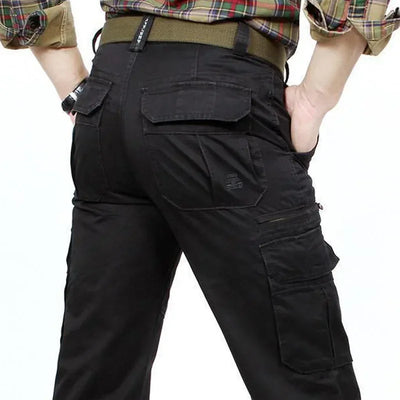 Man Cargo Pants Casual Pants Outdoor Trousers Hiking Pants Cargo Tactical Men's Work Wear Trainning Exercise Suit Cotton Trouse