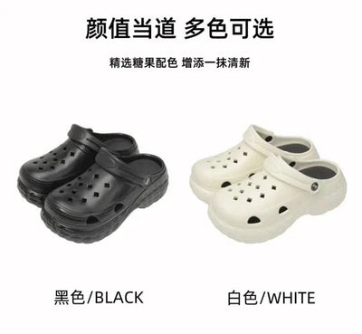 Women's Clogs Summer Slippers Platform Clog Sandals Outdoor Indoor Slippers Women Heeled Slippers High Quality Shoes Slides