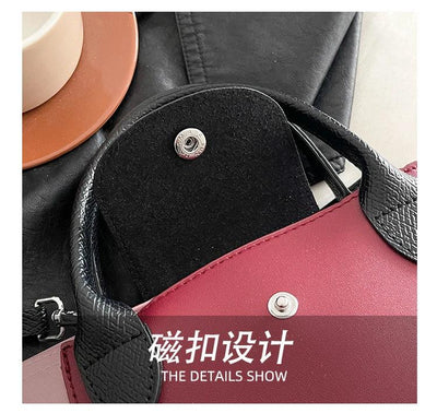 Luxury Leather Shoulder Purse Women's Crossbody Bag Elegant Designer Handbags Classic Tote