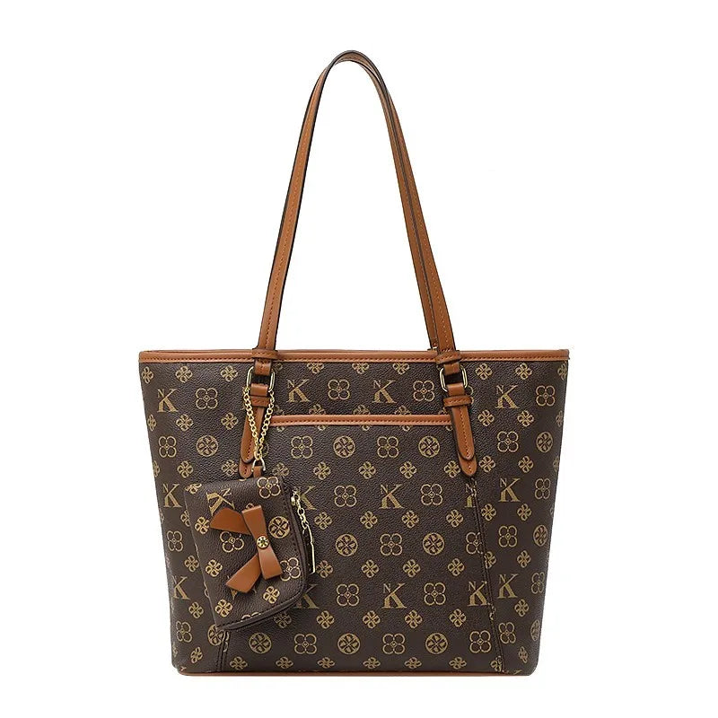 Brand handbag for women 2025 new spring/summer high-end texture retro designer single shoulder crossbody bag with large capacity
