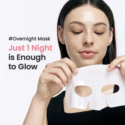 Bio Collagen Face Mask Shrink Pores Deep Hydrating Overnight Mask Moisturizing Refreshing Brightening Face Skin Care Korean