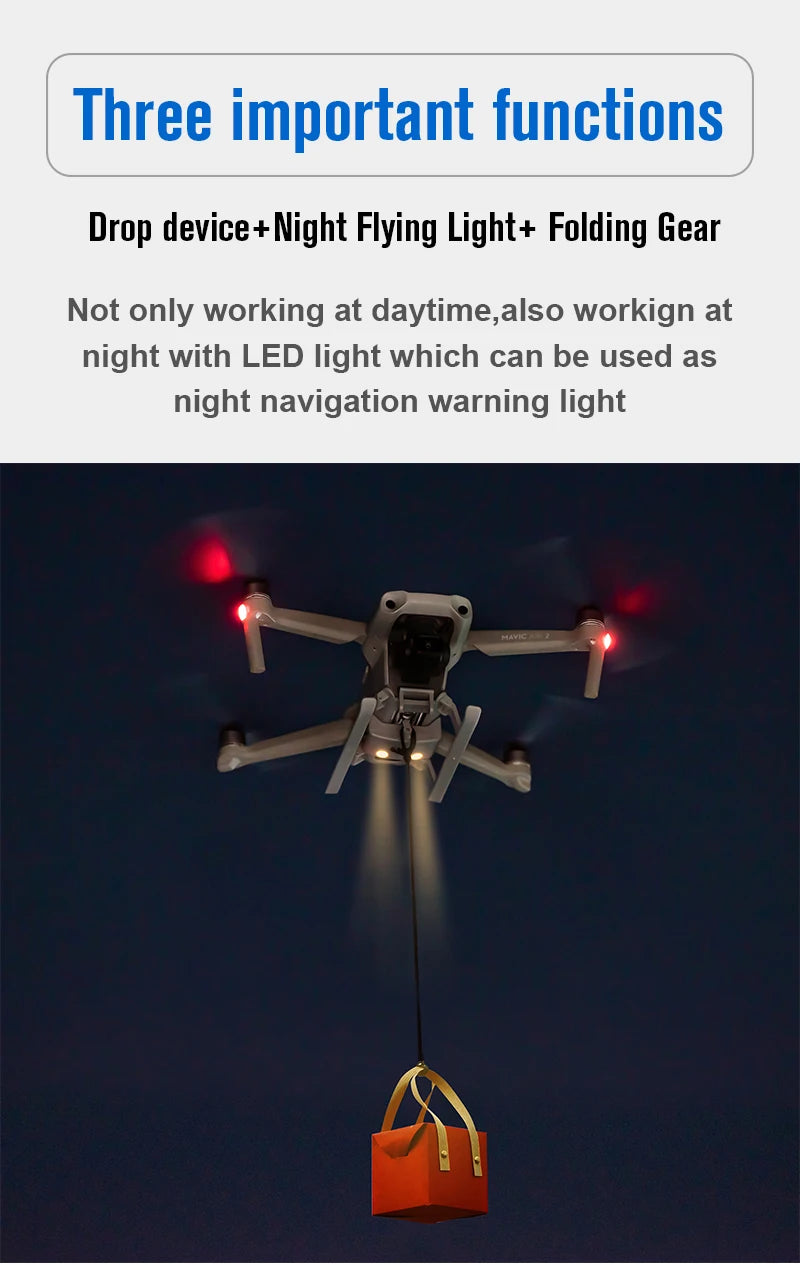 STARTRC Drone Airdrop System For DJI Air 3S/Mini 4 Pro/Mini 3/Mavic 3/Air 2S/Mavic 2/Mini 2 SE Air-dropping Thrower Gift Deliver