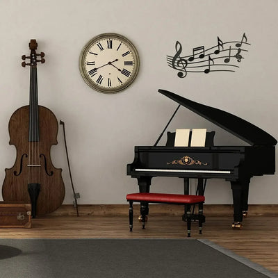 Music Note Wall Decor Metal Music Notes Wall Art Music Theme Note Decor