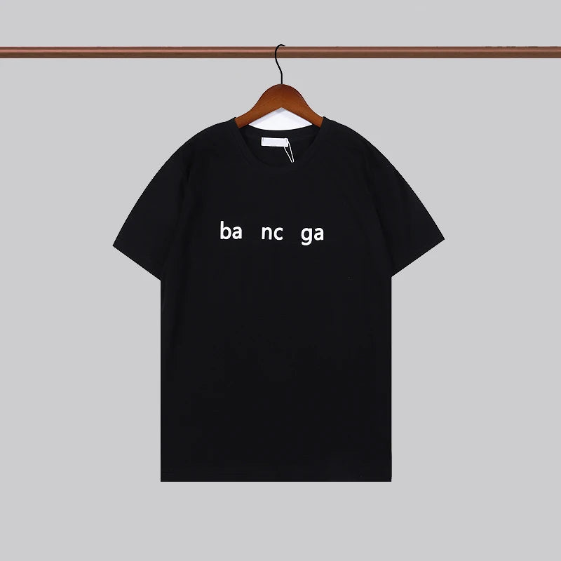Mens Designer Clothing Famous T Shirt Letter Print Round Neck Short Sleeve Black White Fashion Men Women T Shirts S-3XL 4XL