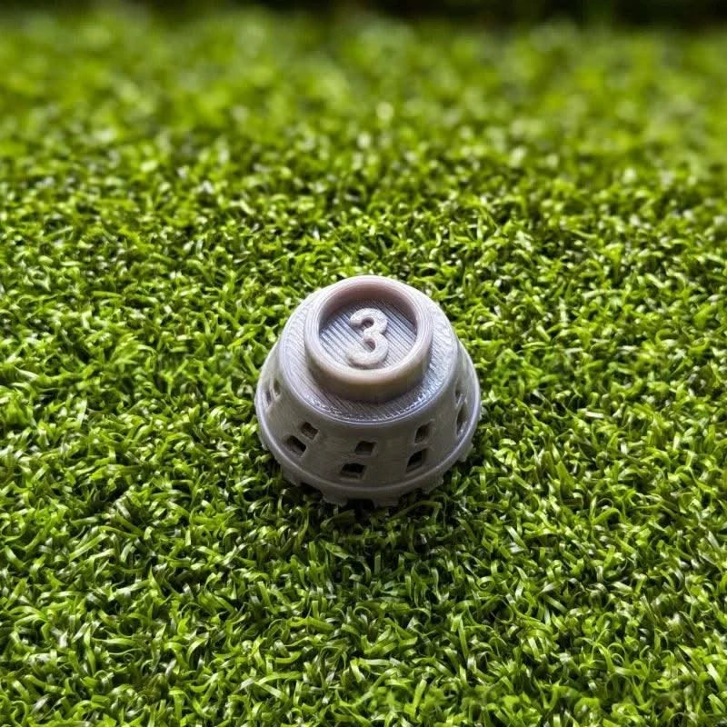 8PCS Stable Golf Simulator Tees Plastic Golf Tee Holders Adjustable Aiming Direction Golf Training Rack Professional Accessories