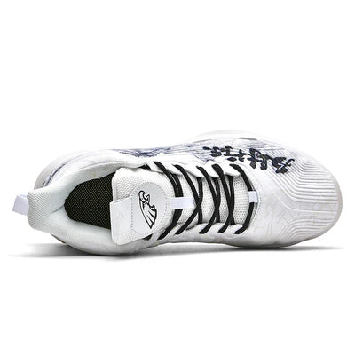 Basketball shoes men wear absorbing shock rebound sports actual combat college students training shoes new high-top combat boots