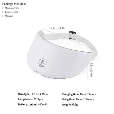 Face Neck Beauty Machine LED Skin Care Tool