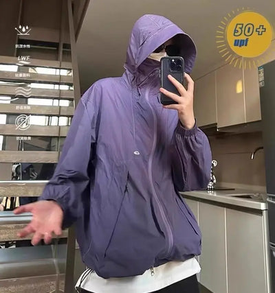Summer New Fashion Women's Jacket Beach Thin Sunscreen UV Protection Coat 2023 Female Long Sleeve Hooded Jackets Outerwear Tops