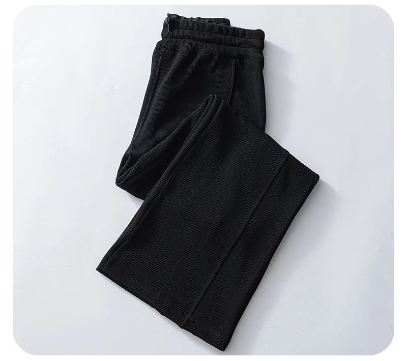 Women's Wide Leg Yoga Ninth Pants High Waisted Joggers Casual Sweatpants Pockets Sports Clothes Pilates Tracksuit Baggy Pants