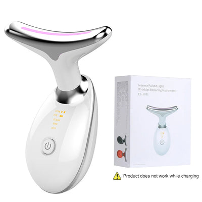 New 3 Colors Neck Face Beauty Device Facial Lifting Machine Skin Tighten Reduce Double Chin Anti Wrinkle Remove Lifting Massager
