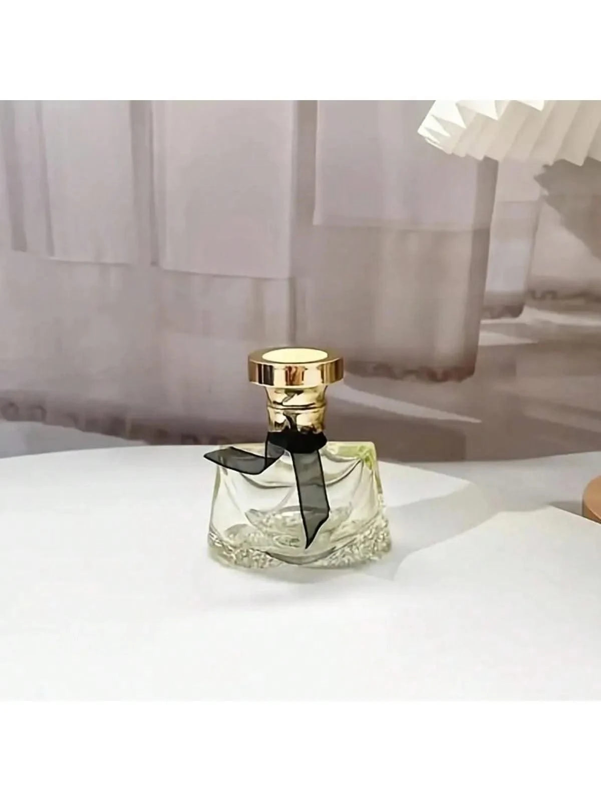 Luxury 1.01oz Glass Perfume Atomizer - Portable, Refillable & Scent-Free Spray Bottle for Travel & Cosmetics, Empty Bottle