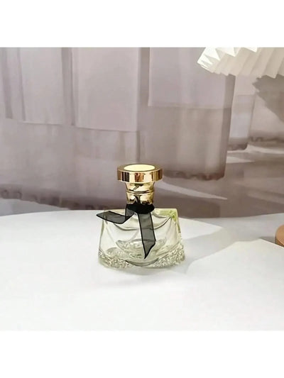 Luxury 1.01oz Glass Perfume Atomizer - Portable, Refillable & Scent-Free Spray Bottle for Travel & Cosmetics, Empty Bottle