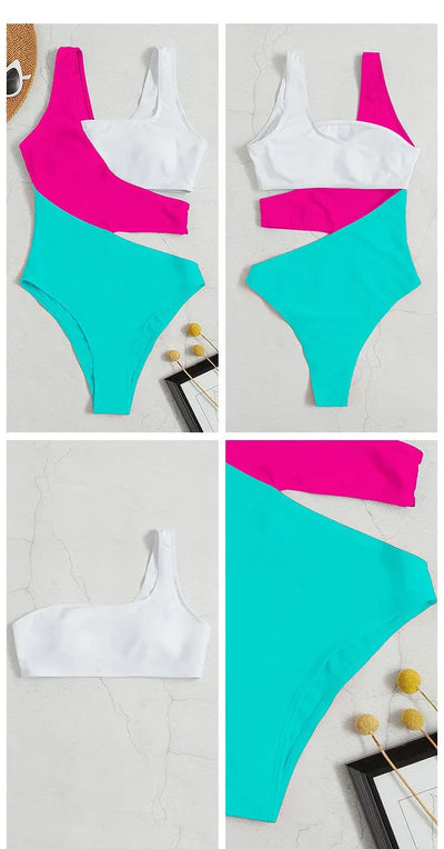 2025 Beach Swimwear Women Two Piece Swimsuit Mujer Trikini Bikini Maio Biquini Badpak Dames Monokini Stroj Kapielowy купальники