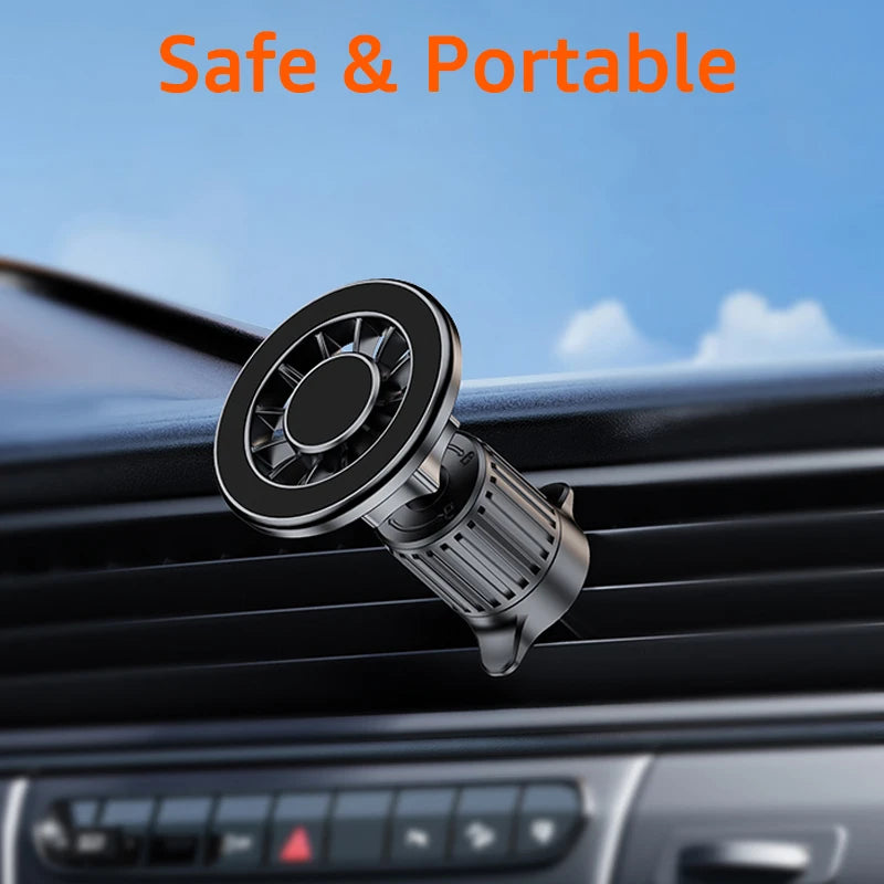 Magnetic Phone Holder Compatible With MagSafe Magnet Car Mount for iPhone 15 14 13 Xiaomi Car Air Vent Clip Mount GPS Brackets