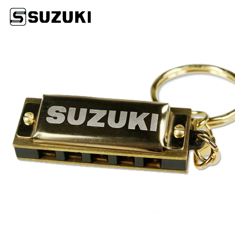 [12 Keys] Suzuki Diatonic Harmonica 1072 New Silver FolkMaster Gaita Standard 10 Hole Diatonic Harmonica Beginner Blues Harp