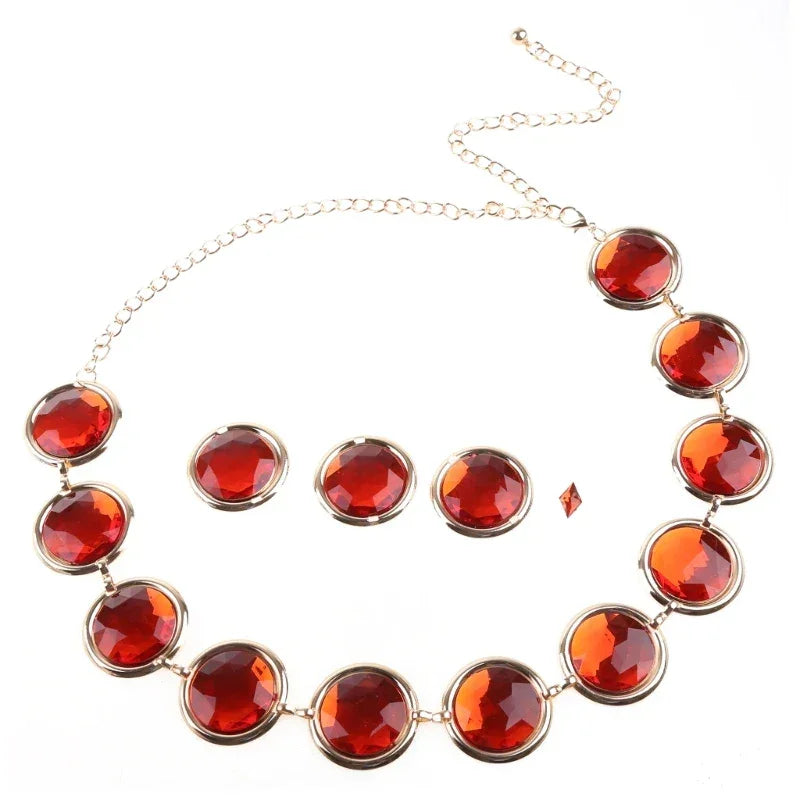 Belly Chain Jewelry Decorative Belt For Women Dresses Red Waist Chain Raven Dropship