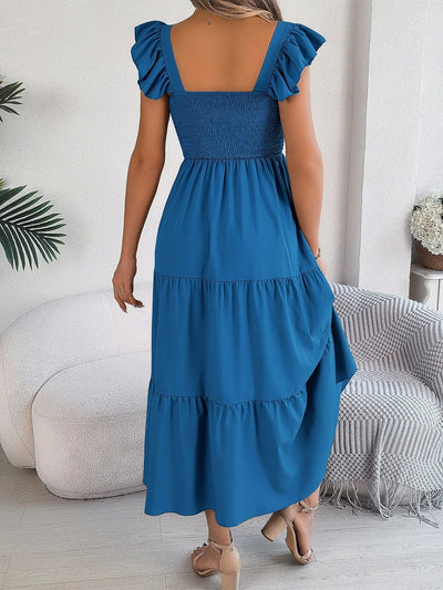 Women's Maxi Dress Fashionable Elegant Summer Rose Red Lace Up Long Dresses Sexy Party Evening Dress Ro Abendkleider Vestidos