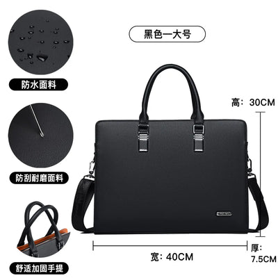 Men Business Briefcase for Husband Shoulder Bag MaLE Laptop Briefcases Bags Large Capacity Men's Handbag Bolso Grande Mujer