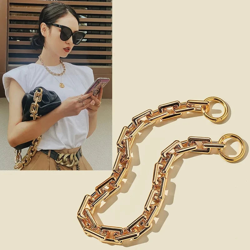 60cm Acrylic Chain for Women Shoulder Bag DIY Replacement Chain Luxury Designer Handbags Straps Bag Accessories