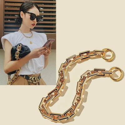 60cm Acrylic Chain for Women Shoulder Bag DIY Replacement Chain Luxury Designer Handbags Straps Bag Accessories