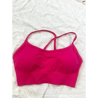 Yoga, Sports, Cycling, Vest, Halter Bra for Women, Seamless Breathable, High-support Sports Bra, Yoga, Running, Gym Exercise