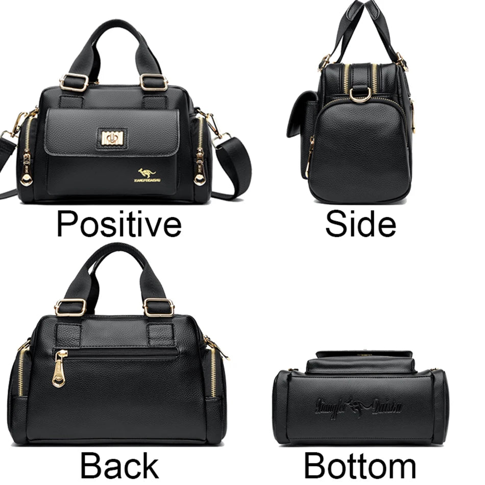 New Summer Fashion Women Designer Bag Leather Handbags PU Shoulder Bag Crossbody Shopping Bags For Women Luxury Lady Purse Sac