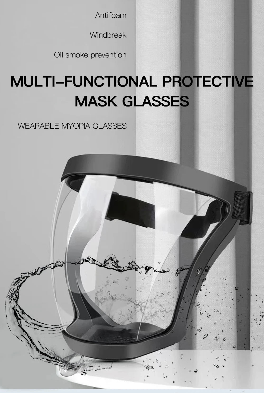 Safety Goggles Full Face Protective Mask For Men And Women Protective Mask Glasses Goggles Full Face Anti-splash Dust Mask