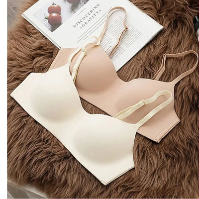 Wireless One-piece Underwear for Women Anti-sagging Comfort Push Up Bras for Women Seamless Back Smoothing Bras for Women Women