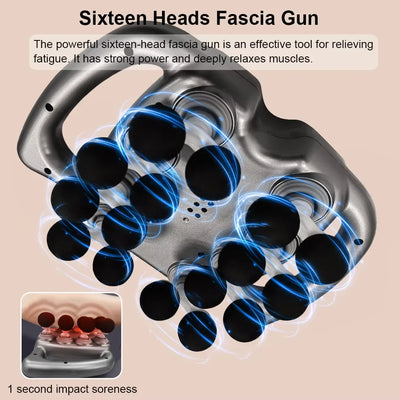 Fascia Gun Muscle Massager Gun High Frequency Back Body Waist Massage Machine Professional Electric Shoulder Legs Waist Massager