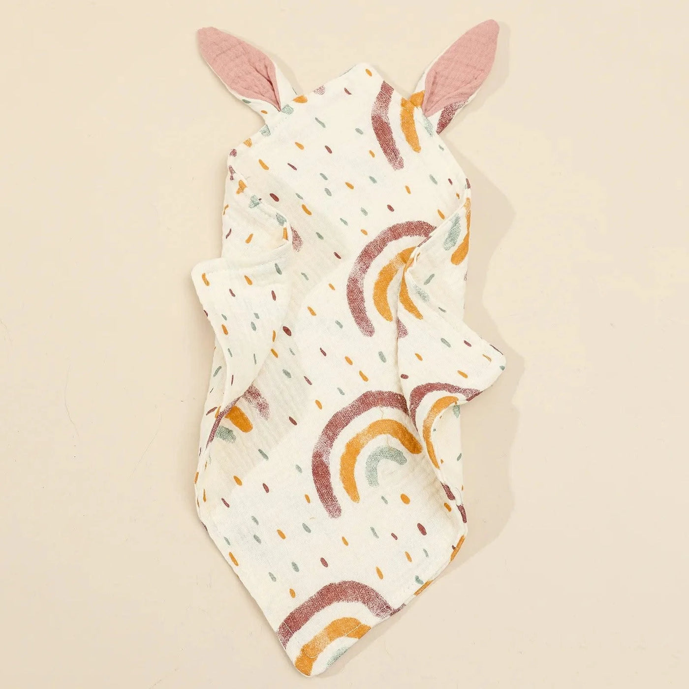 Baby Rabbit Cotton Muslin Comforter Sleeping Dolls |Blanket | Soft Soothe Appease Towel |Bibs| Burp Cloths Infant