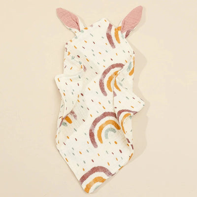 Baby Rabbit Cotton Muslin Comforter Sleeping Dolls |Blanket | Soft Soothe Appease Towel |Bibs| Burp Cloths Infant
