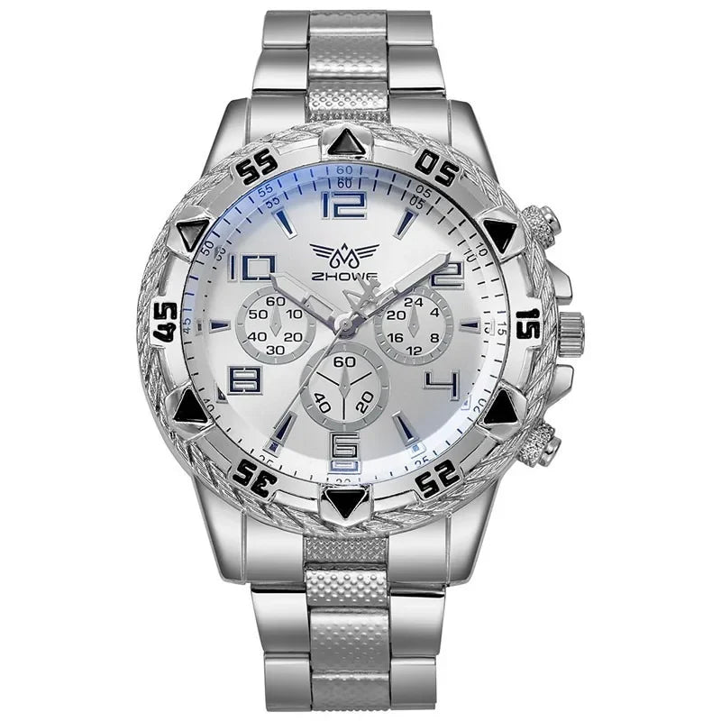 Mens Watches Luxury Brand Watches for Mens Fashion High Quality Luxury Simple WristWatch Business Full Steel Sports Male Clock