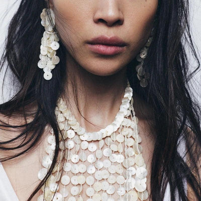 Luxury Exaggerated Multi-layer Pearl Necklace Women Romantic Elegant Baroque Long Chain Jewelry Accessories Bride Wedding Party