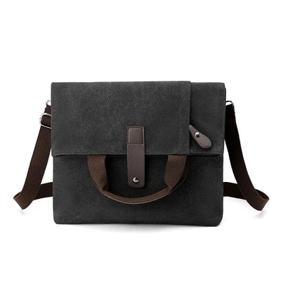 Men's Fashion Canvas Shoulder Bag Business Travel Crossbody bags Men Multifunctional Messenger Bags Briefcase Men Handbags Totes