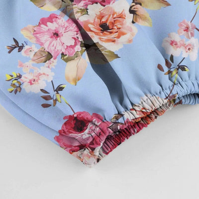 Women Sexy Off Shoulder Blouse Chic and Elegant Printing Lantern Long Sleeve