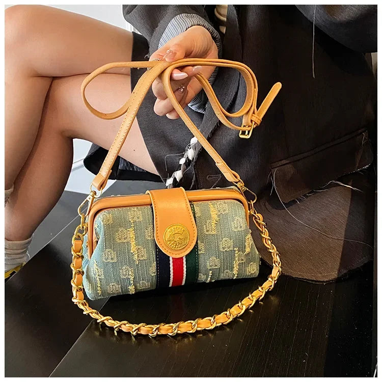 Luxury - Grade 2025 Women's Niche - Designed Cowboy - Cloth Bags - Fashion - Forward Crossbody, Shoulder & Under - Arm Bags