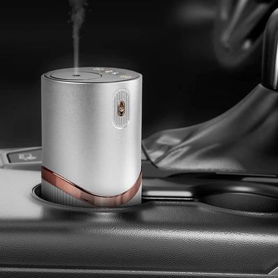 Car Diffuser Car Air Fresheners Room Fragrance Diffuser HD Digital Display Portable Waterless Diffuser For Home Office Bedroom