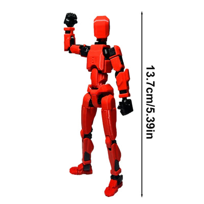 Multi-Jointed Action Figure Movable Shapeshift Robot 3D Printed Mannequin Dummy Figures Toys Kids Adults Parent-children Games