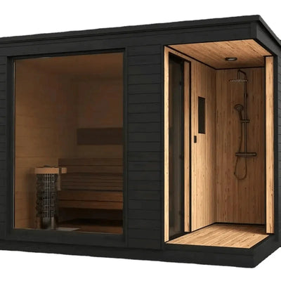Custom.2025 New 2-6 People Outdoor Traditional Intelligent Sauna Room Factory Sauna Steam Shower Room