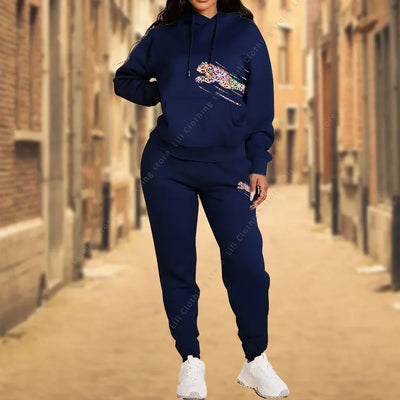 Women TrackSuit Aesthetic Designer Clothes Autumn Winter High quality Hoodies Sweatshirts Sweatpants Sportwear Woman Pants Sets