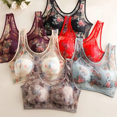 Women Strapless Bras Women's Lace Buttonless Comfortable Bra Push Up Lace Bra Comfort Wireless Lace Bralette For Women Sexy Bras