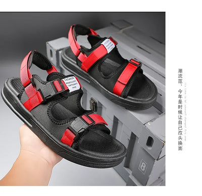 Men Sandals 2024 Trending Men's Luxury Sandals Man Summer 2024 Shiatsu Slippers Flat Sandal Beach Shoes Platform Sandals. Mens