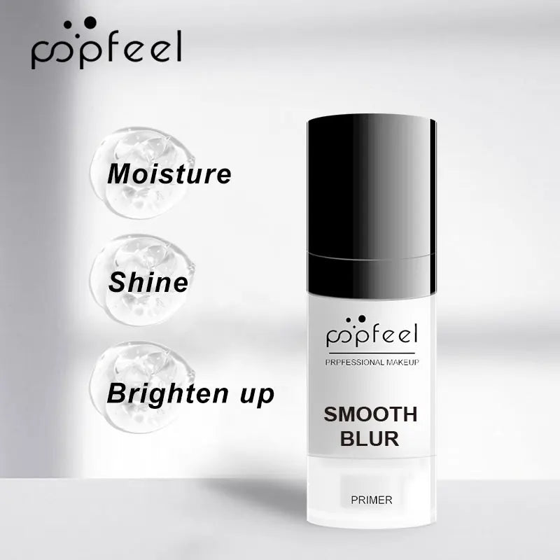 POPFEEL Silky Hydrating Color Brightening Primer - Long-Lasting Oil Control, Moisturizing Makeup Base for Flawless Application。