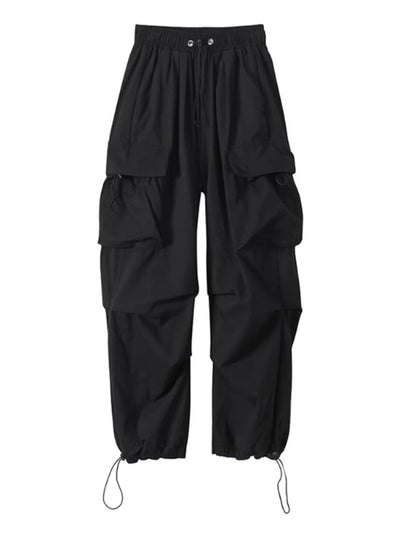 Pockets Cargo Pants Women Outdoors High Waist Cool Outwear Baggy Tactical Trouser Fashion Hip Hop Joggers Trousers Female Pants